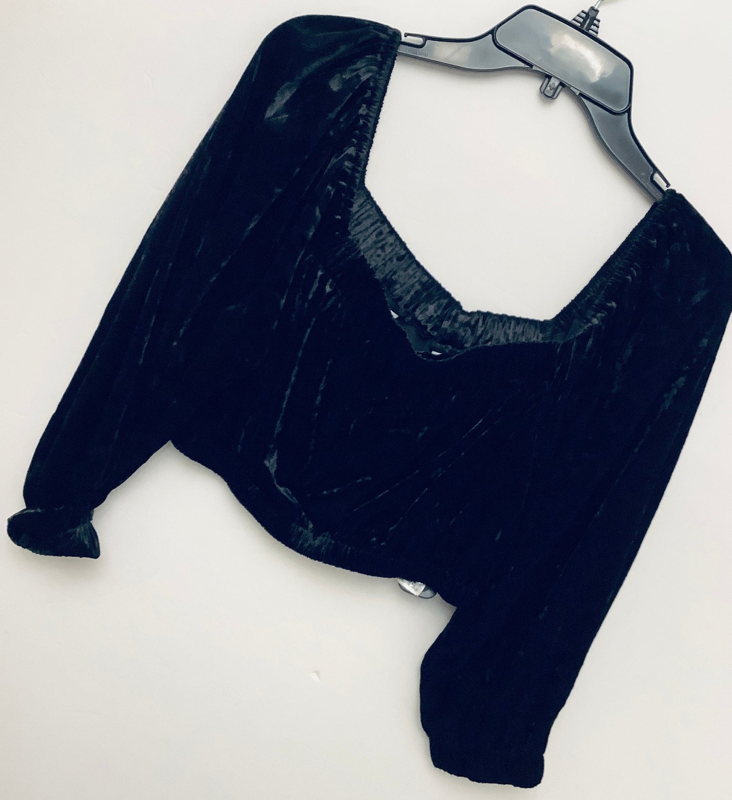 Top 3/4 Sleeve By Zara In Black, Size: L