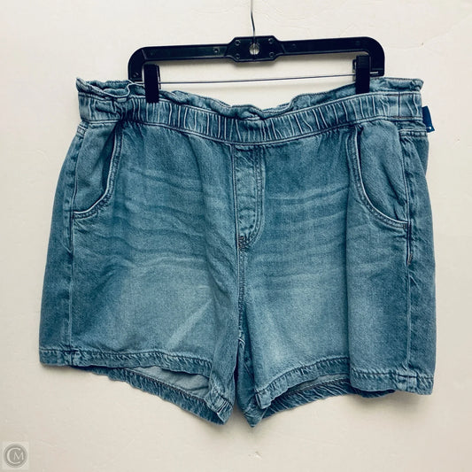 Shorts By Lane Bryant In Blue Denim, Size: 16