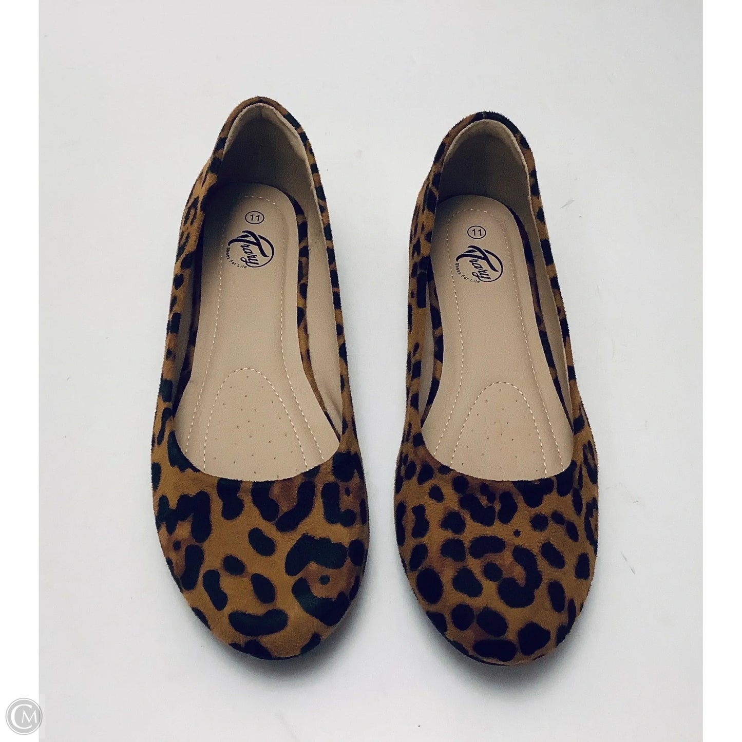 Shoes Flats By Cmf In Animal Print, Size: 11