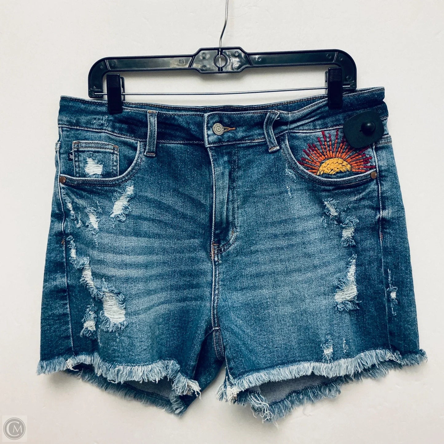 Shorts By Judy Blue In Blue, Size: Xl