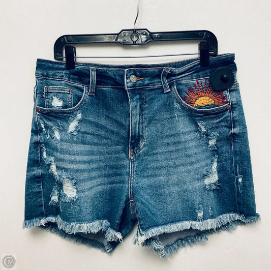 Shorts By Judy Blue In Blue, Size: Xl