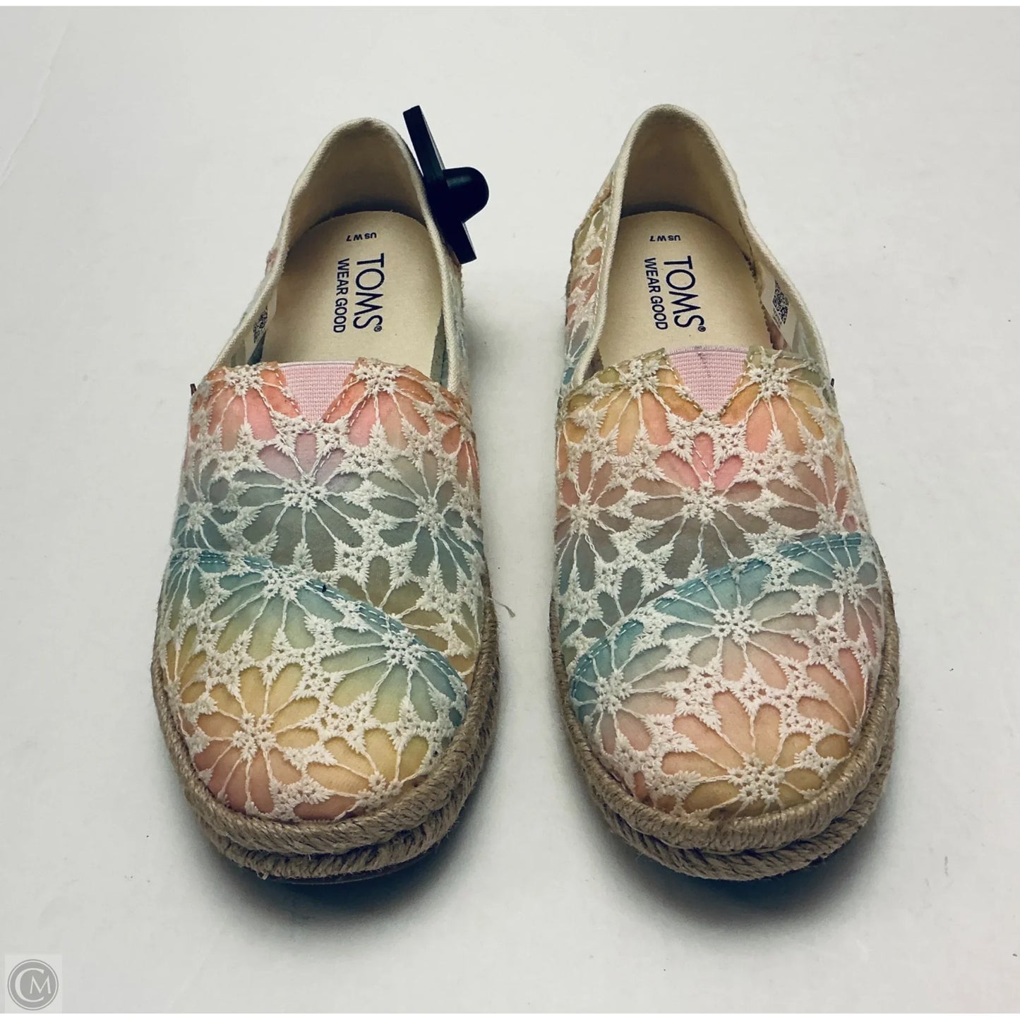 Shoes Flats By Toms In White, Size: 7