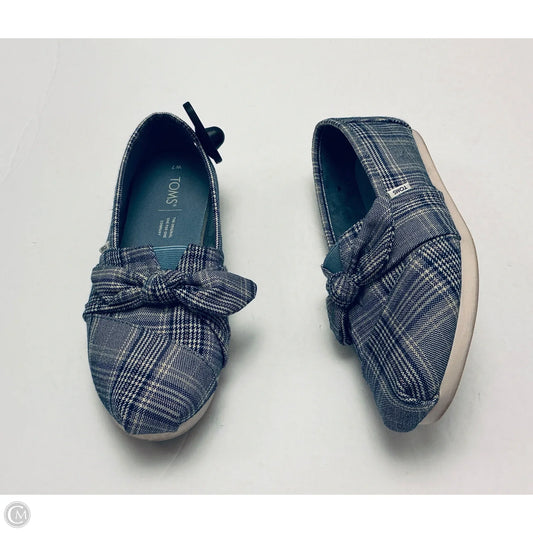 Shoes Flats By Toms In Plaid Pattern, Size: 7