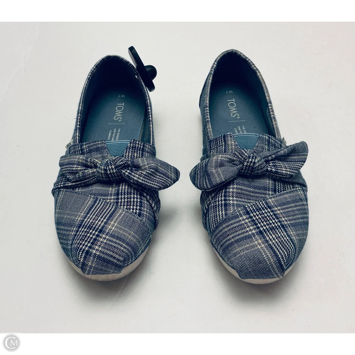 Shoes Flats By Toms In Plaid Pattern, Size: 7