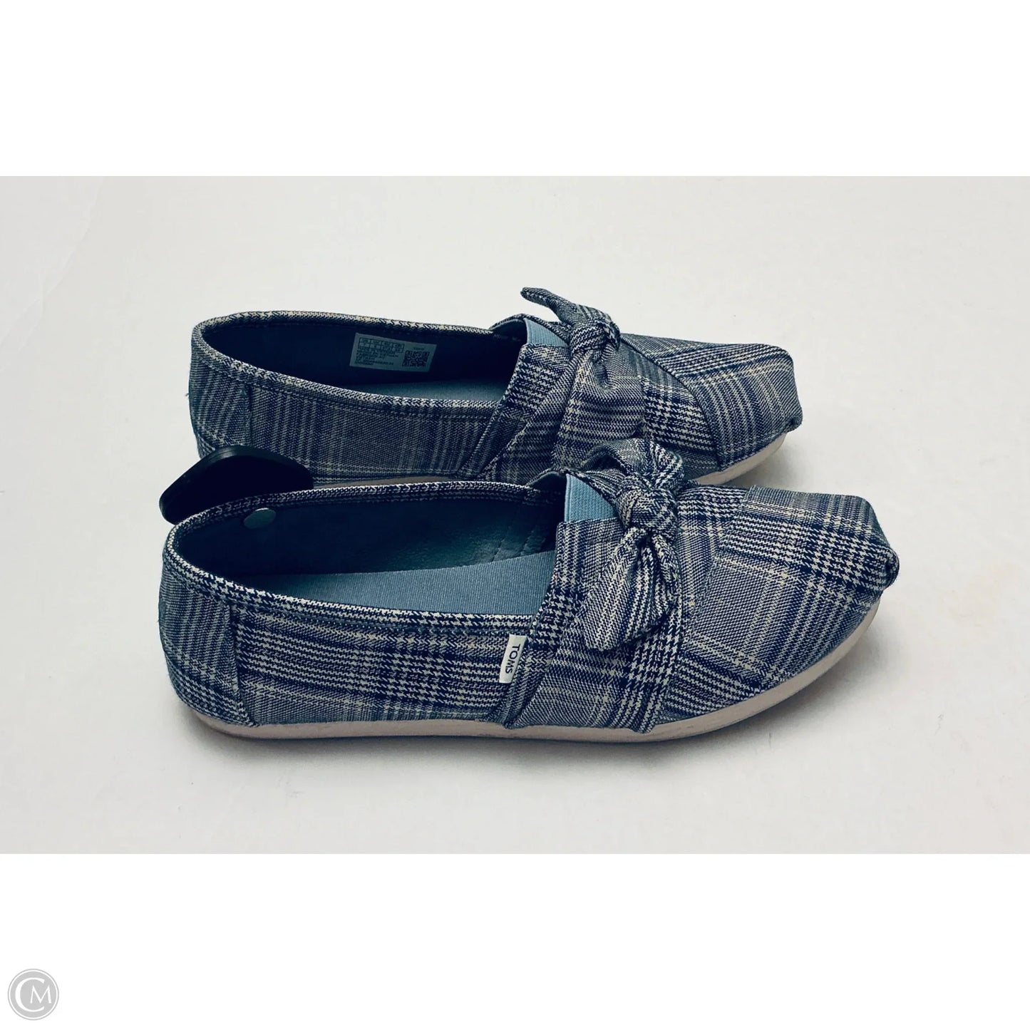 Shoes Flats By Toms In Plaid Pattern, Size: 7