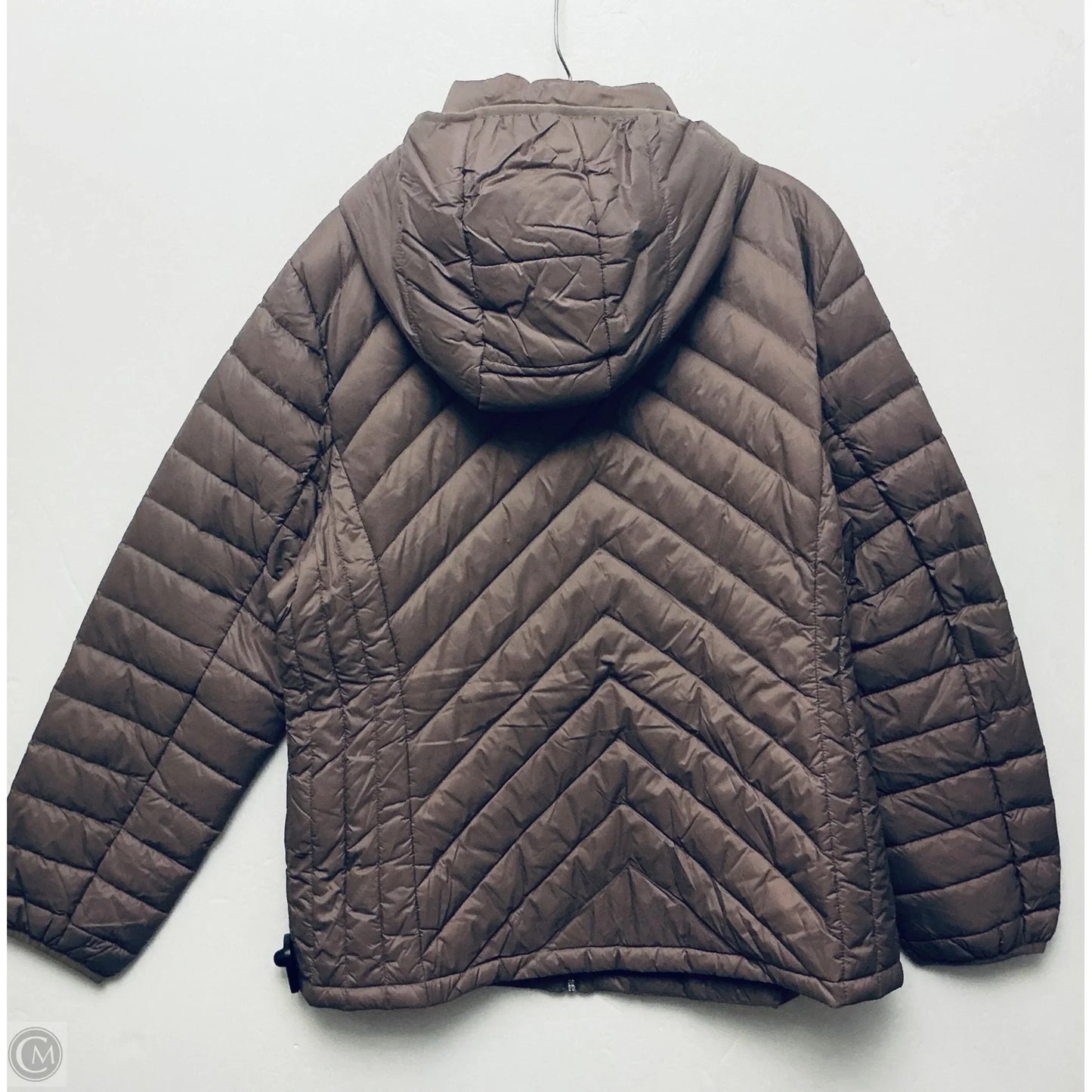 Jacket Puffer & Quilted By London Fog In Brown, Size: Xl