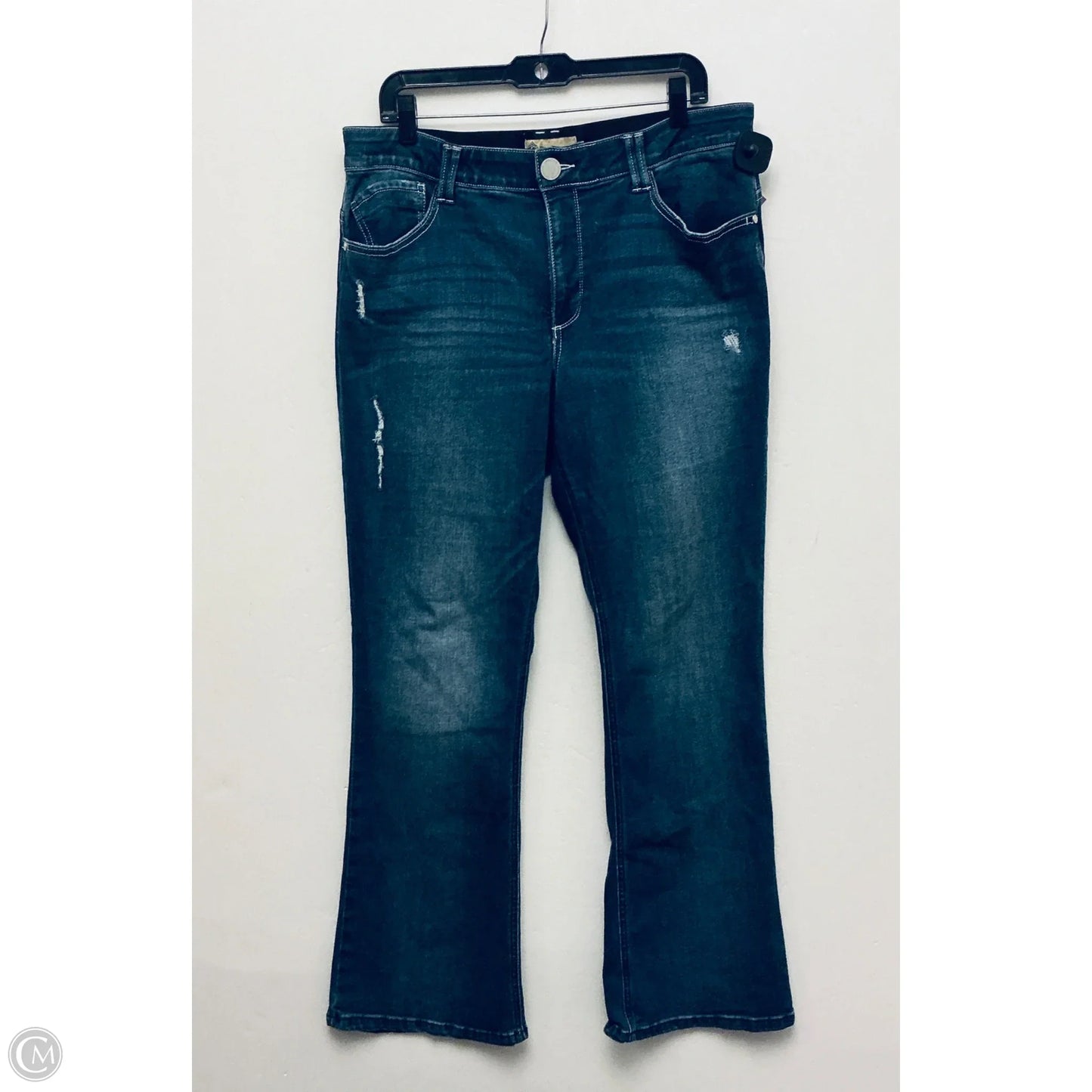 Jeans Flared By Democracy In Blue, Size: 16