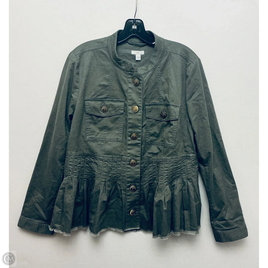 Jacket Other By J. Jill In Green, Size: M