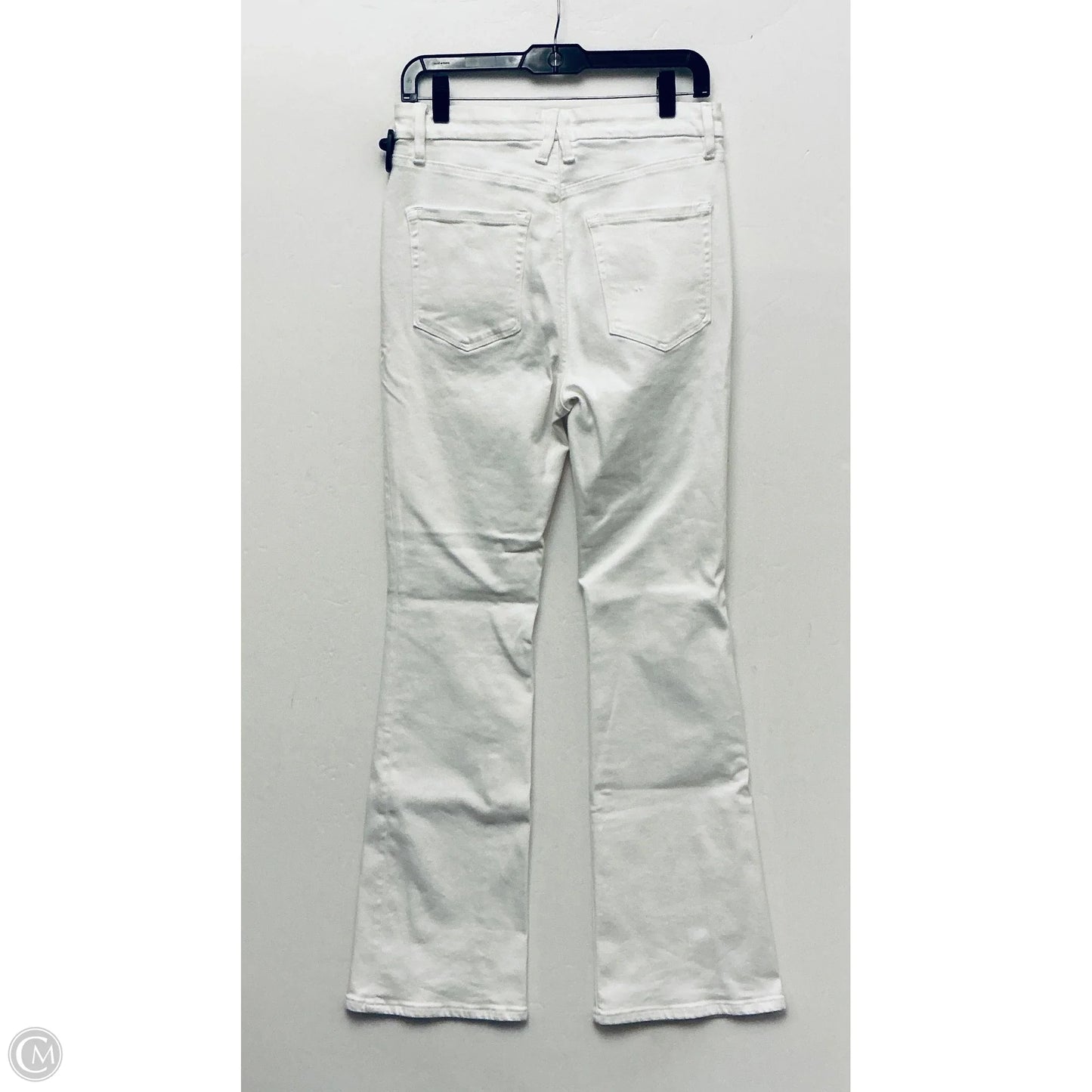 Jeans Wide Leg By Good American In White, Size: 10