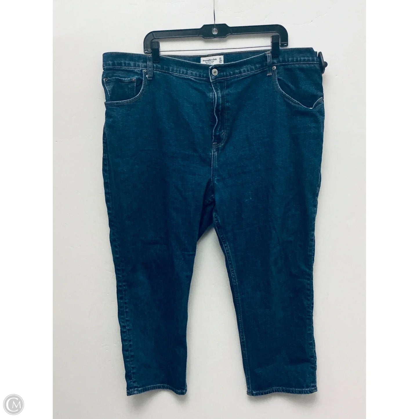 Jeans Straight By Abercrombie And Fitch In Blue, Size: 18
