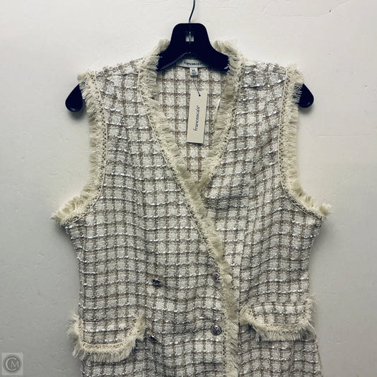 Dress Casual Midi By Francesca's In Cream, Size: Xl