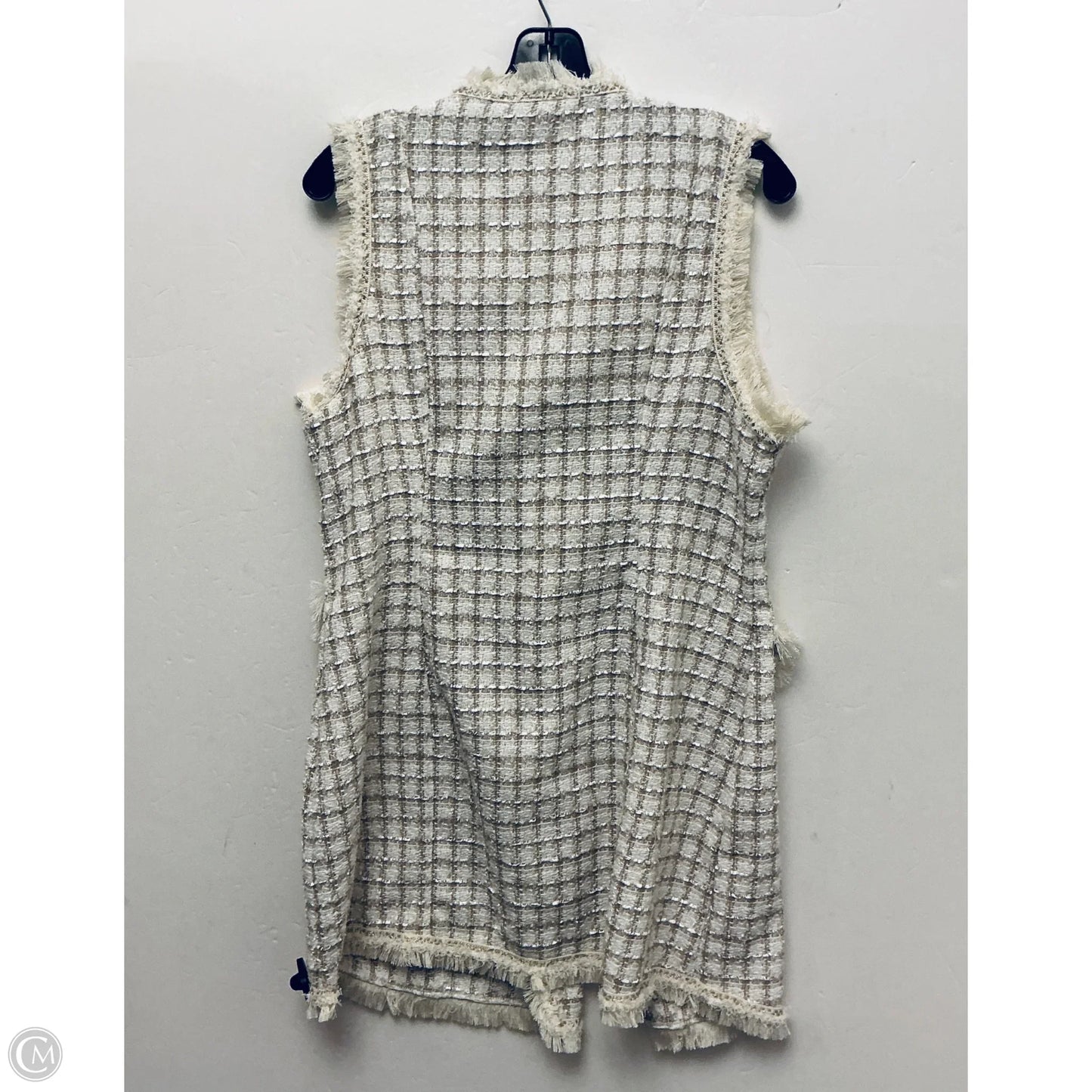 Dress Casual Midi By Francesca's In Cream, Size: Xl