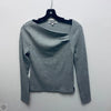Top Long Sleeve Basic By Loft In Grey, Size: M