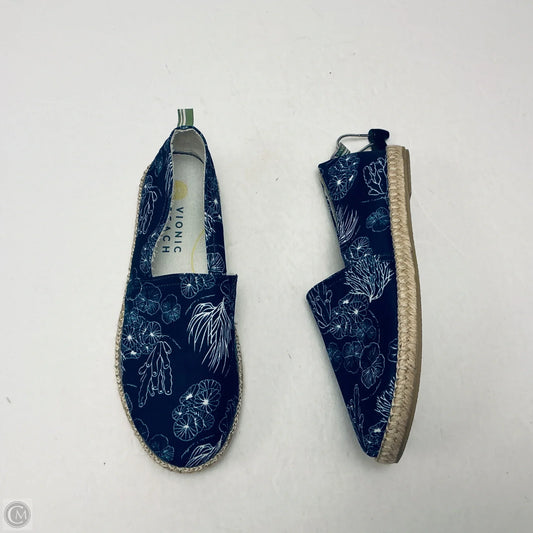 Shoes Flats By Vionic In Blue, Size: 8