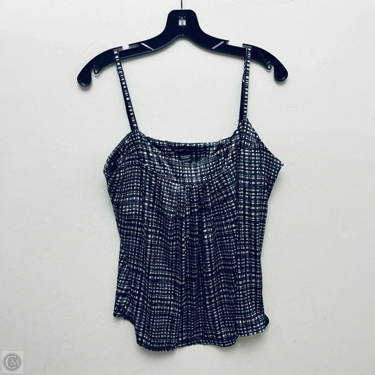 Top Sleeveless By New York And Co In Black & White, Size: M