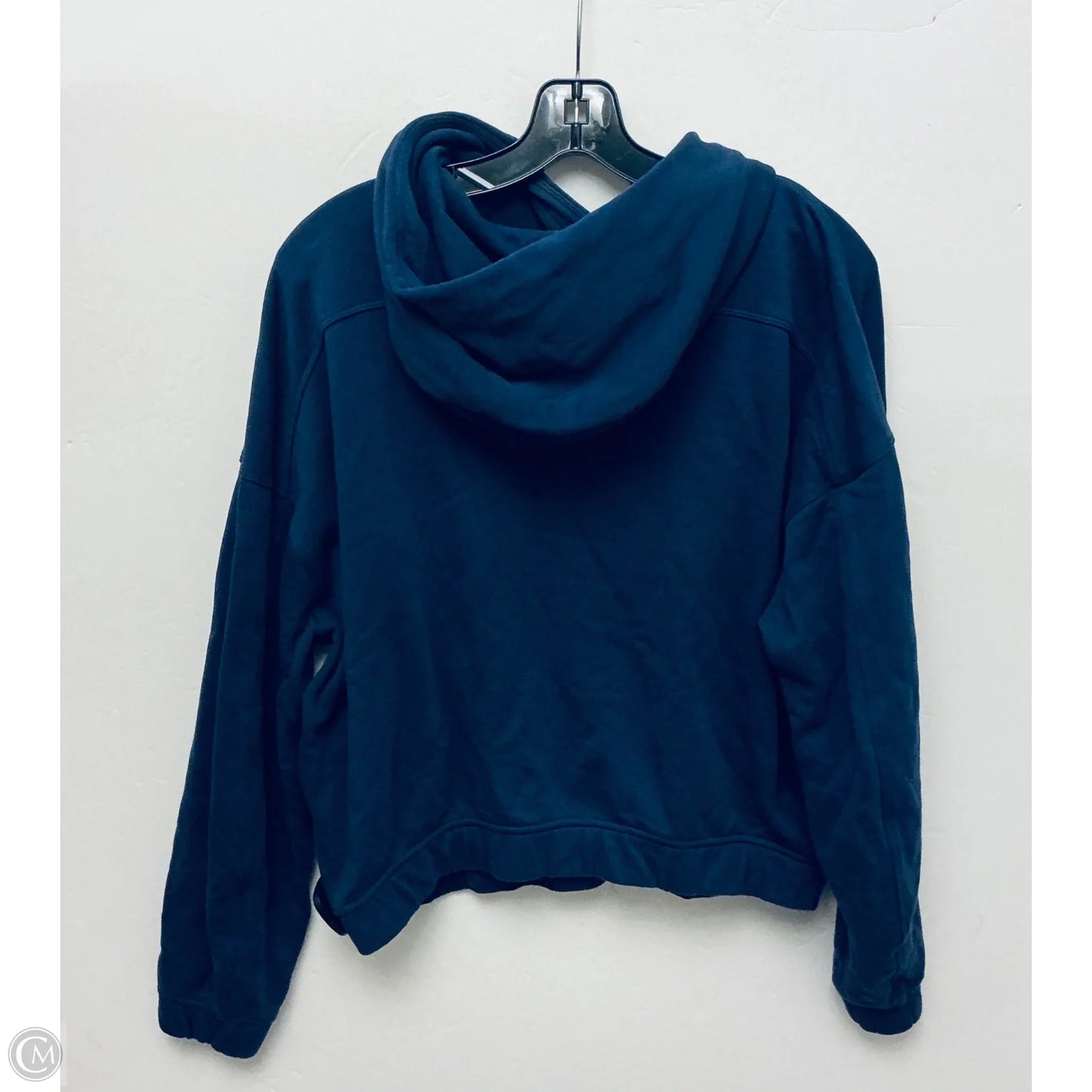 Athletic Sweatshirt Hoodie By Lululemon In Navy, Size: 12