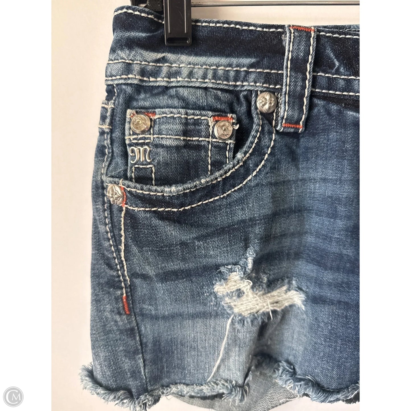 Shorts By Miss Me In Blue, Size: 4