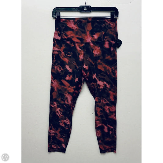 Athletic Leggings By Lululemon In Multi-colored, Size: 10
