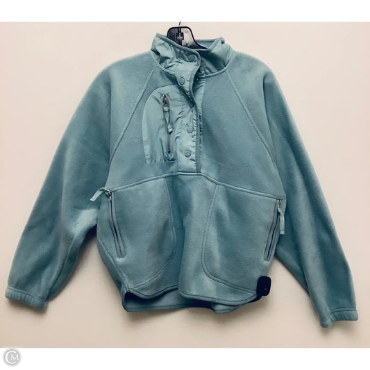 Jacket Fleece By Thread And Supply In Teal, Size: S