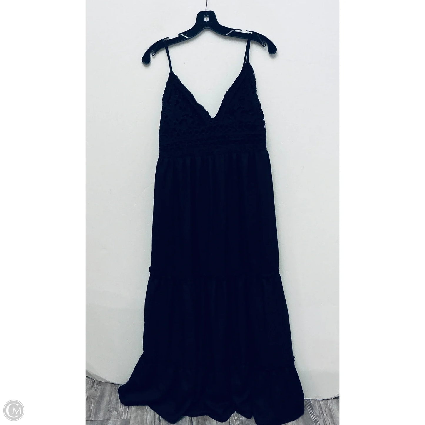 Dress Casual Maxi By Say What In Black, Size: L