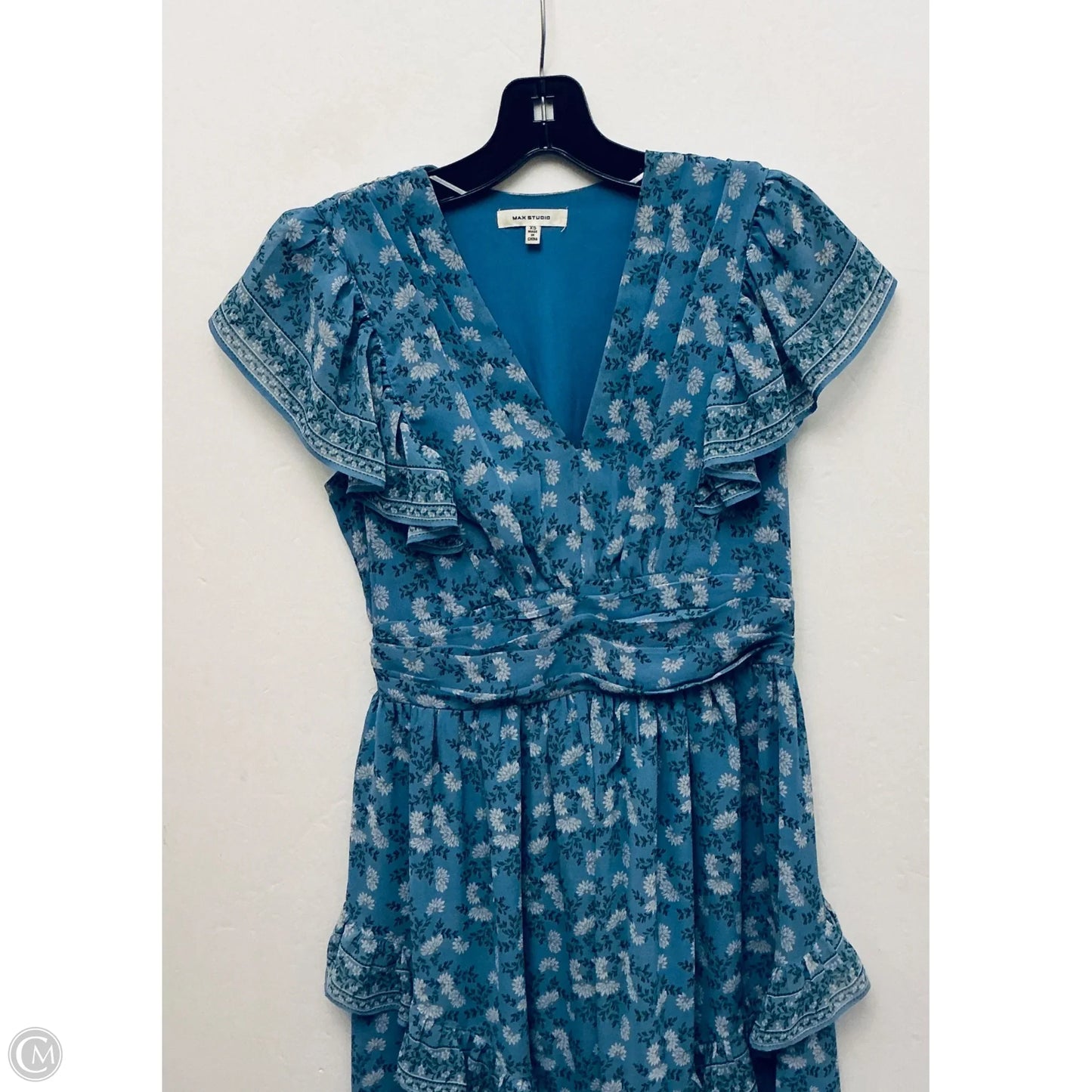 Dress Casual Maxi By Max Studio In Blue, Size: Xs