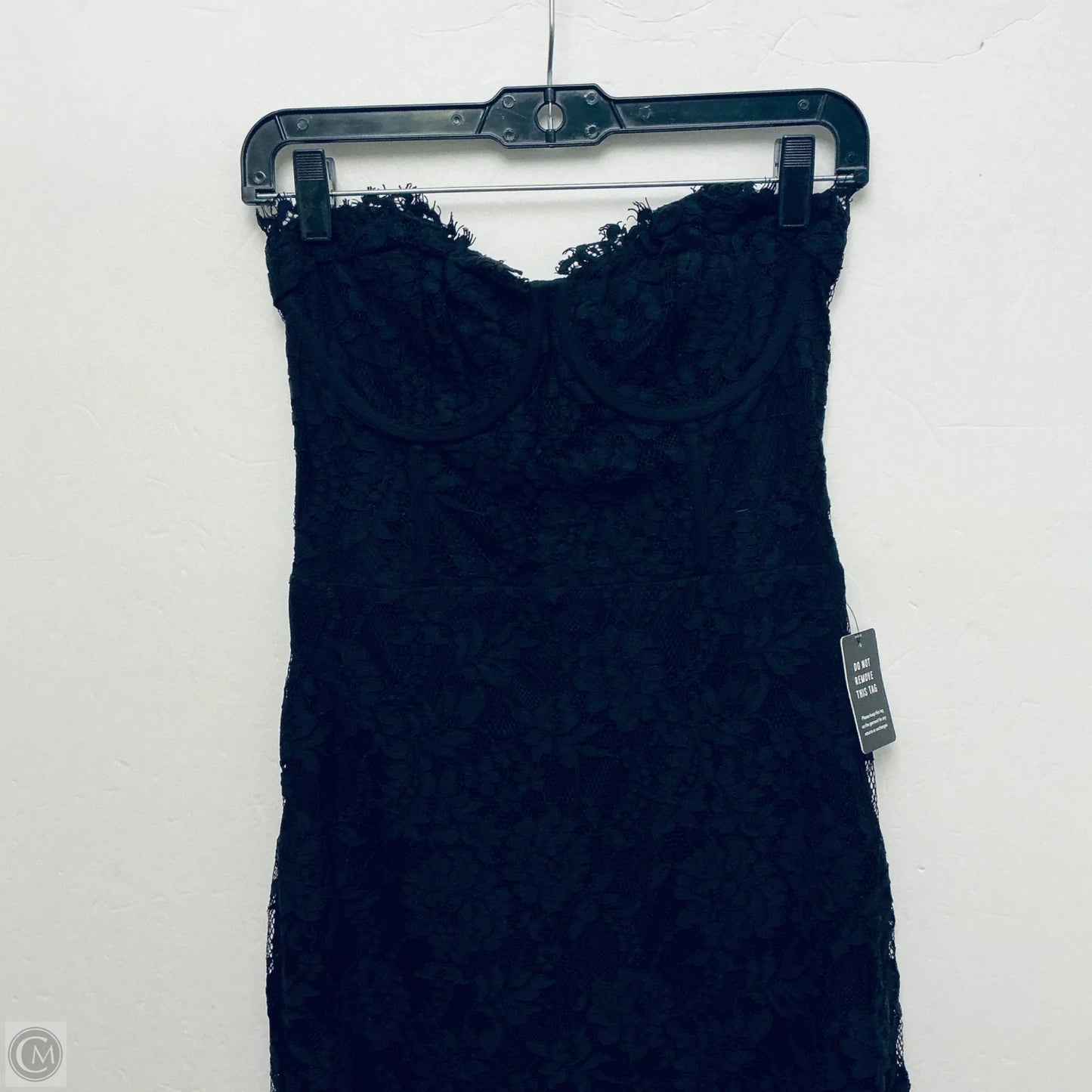 Dress Party Midi By Express In Black, Size: 8