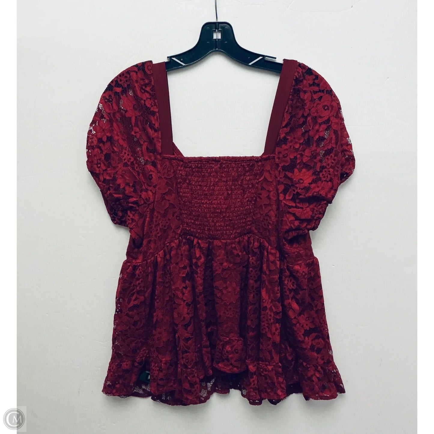Top Short Sleeve By Torrid In Red, Size: Xl