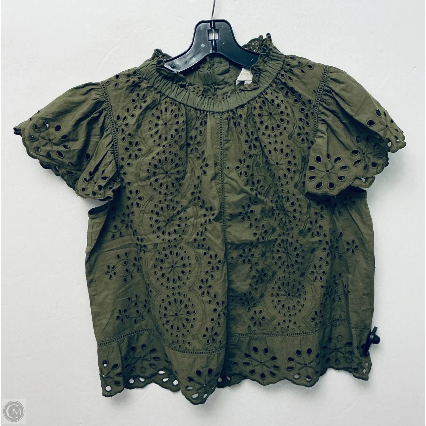 Top Short Sleeve By Clothes Mentor In Green, Size: M