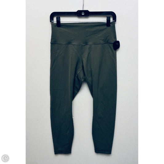 Athletic Leggings By Lululemon In Green, Size: 6