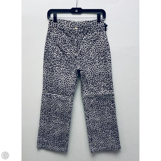 Jeans Straight By J. Crew In Animal Print, Size: 0