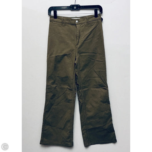 Jeans Straight By Madewell In Green, Size: 0