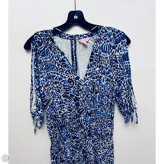 Romper Designer By Lilly Pulitzer In Blue, Size: Xxs