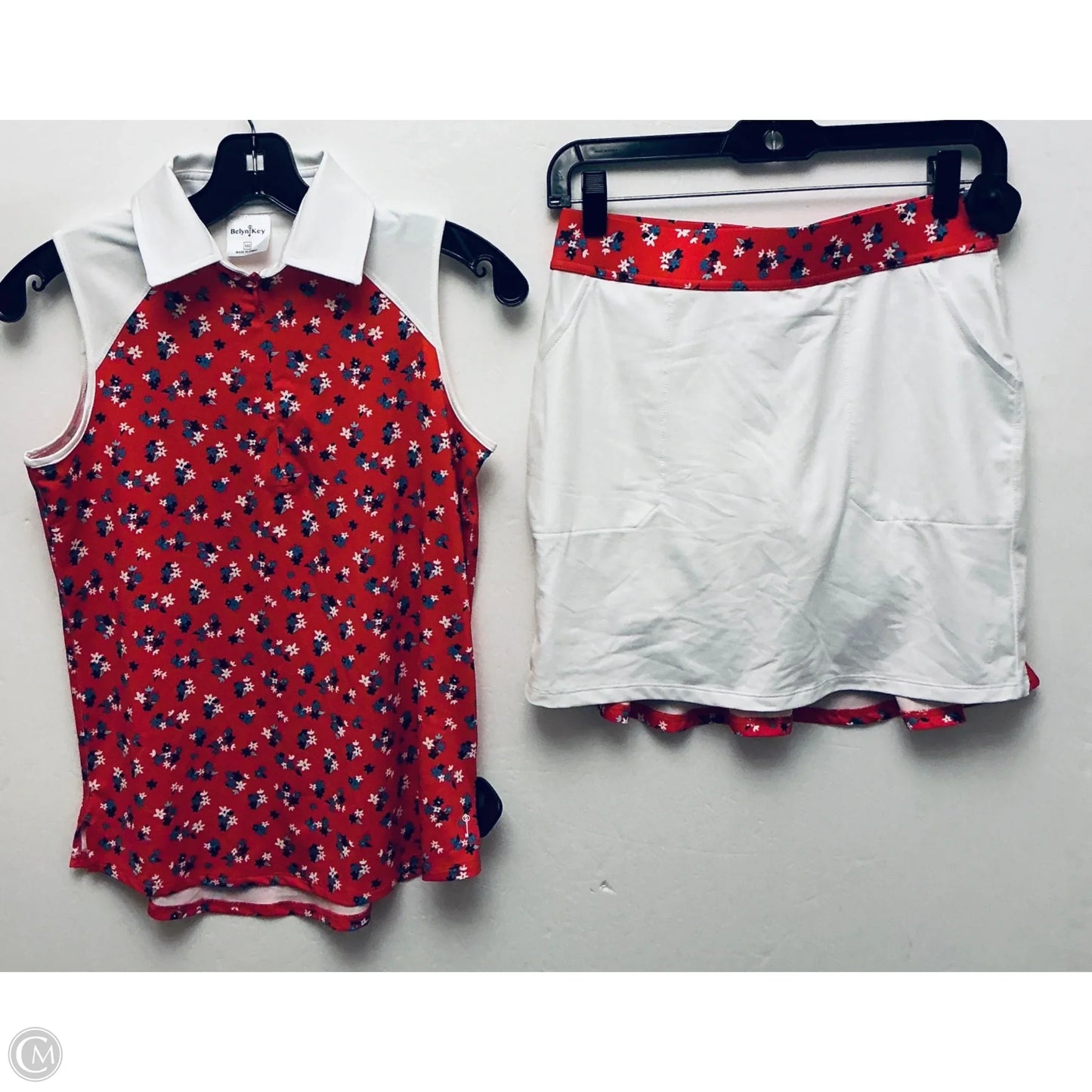 Skirt Set 2pc By Clothes Mentor In White, Size: Xxs