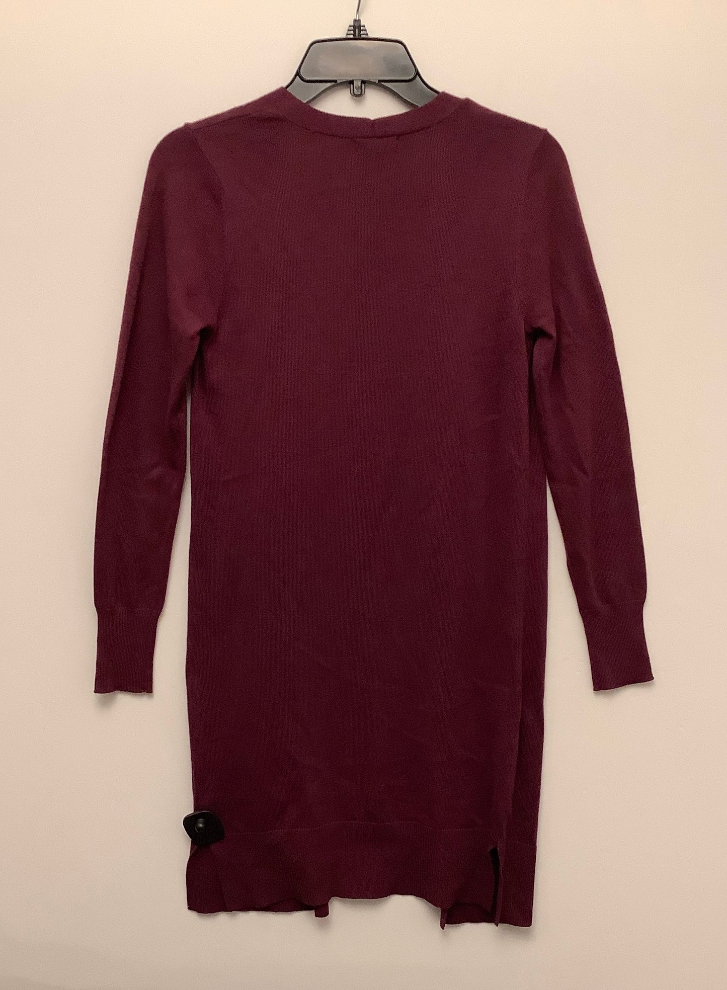 Sweater Cardigan By Halogen In Purple, Size: Xs