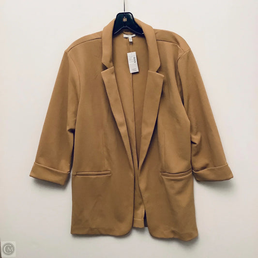 Blazer By Maurices In Tan, Size: Xl