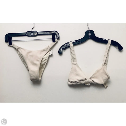 Swimsuit 2pc By Clothes Mentor In Cream, Size: S