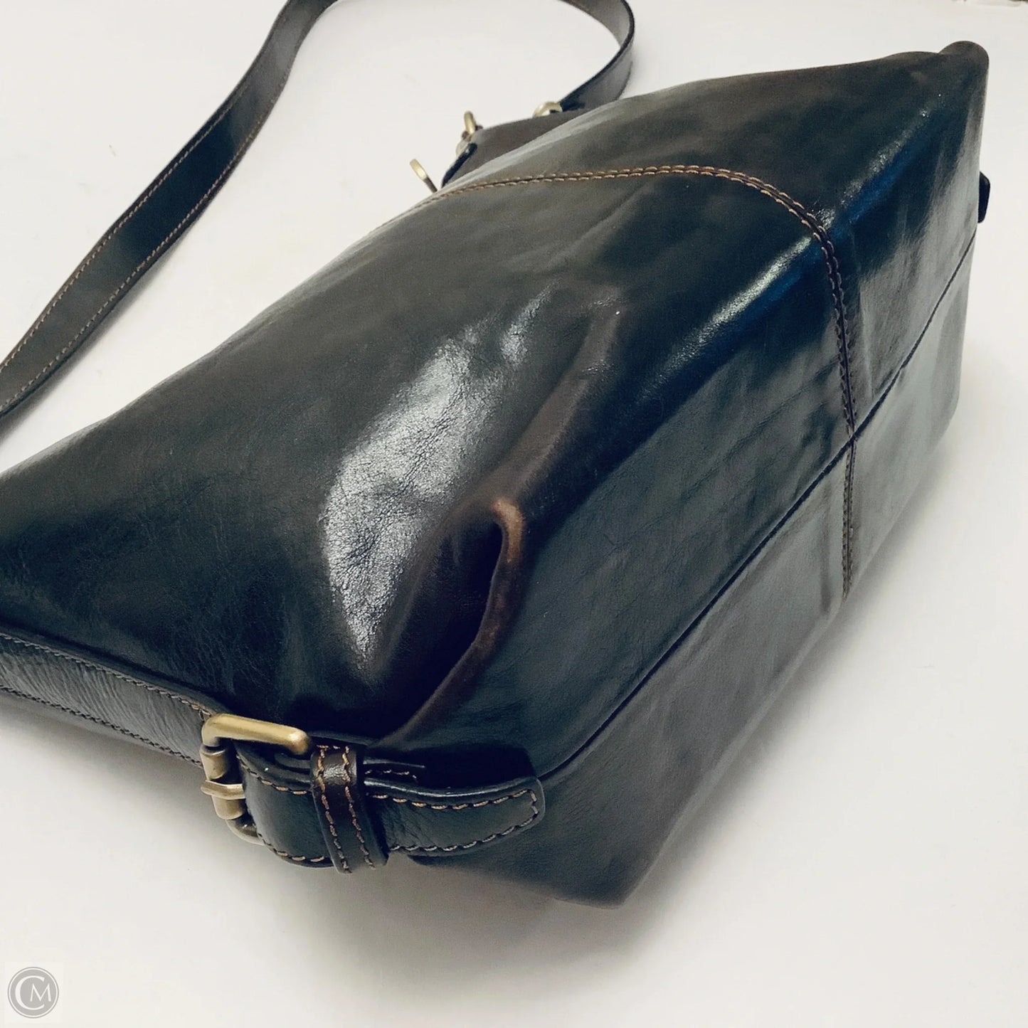 Handbag Leather By Cmb, Size: Medium