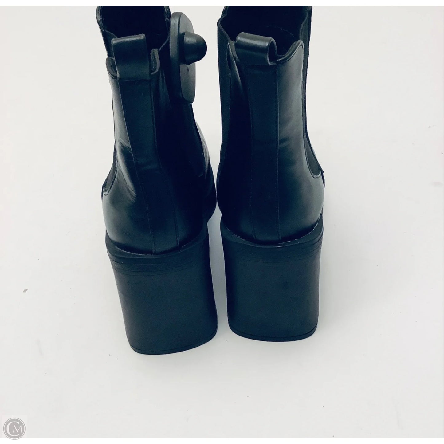 Boots Ankle Heels By Mia In Black, Size: 6.5