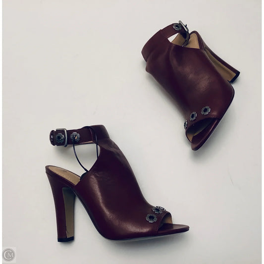 Shoes Designer By Coach In Maroon, Size: 7