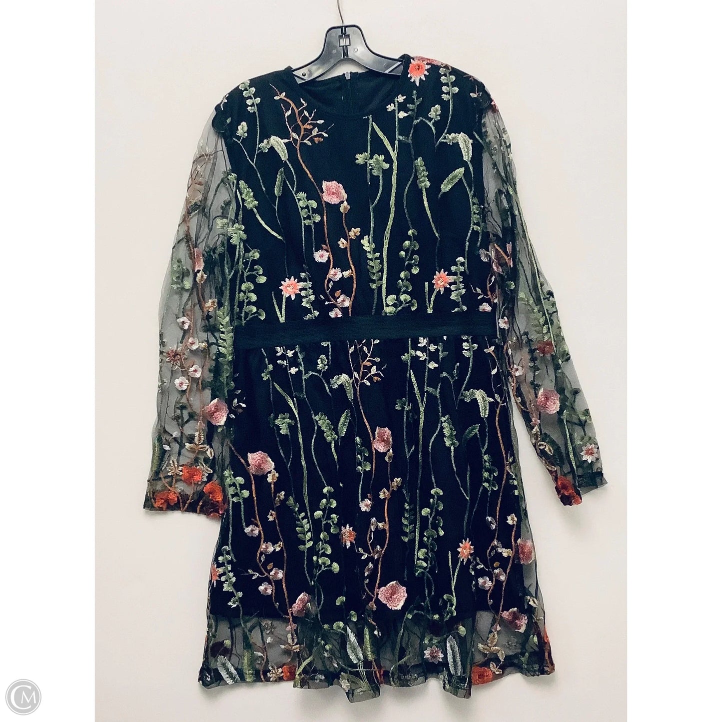 Dress Casual Short By Cme In Floral Print, Size: Xl