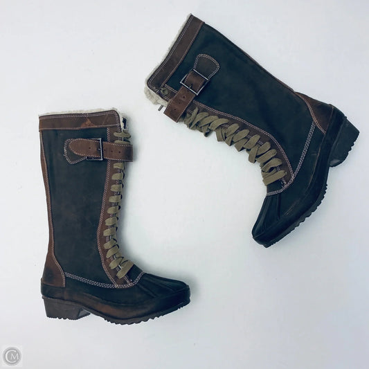 Boots Knee Flats By Sorel In Brown, Size: 6.5