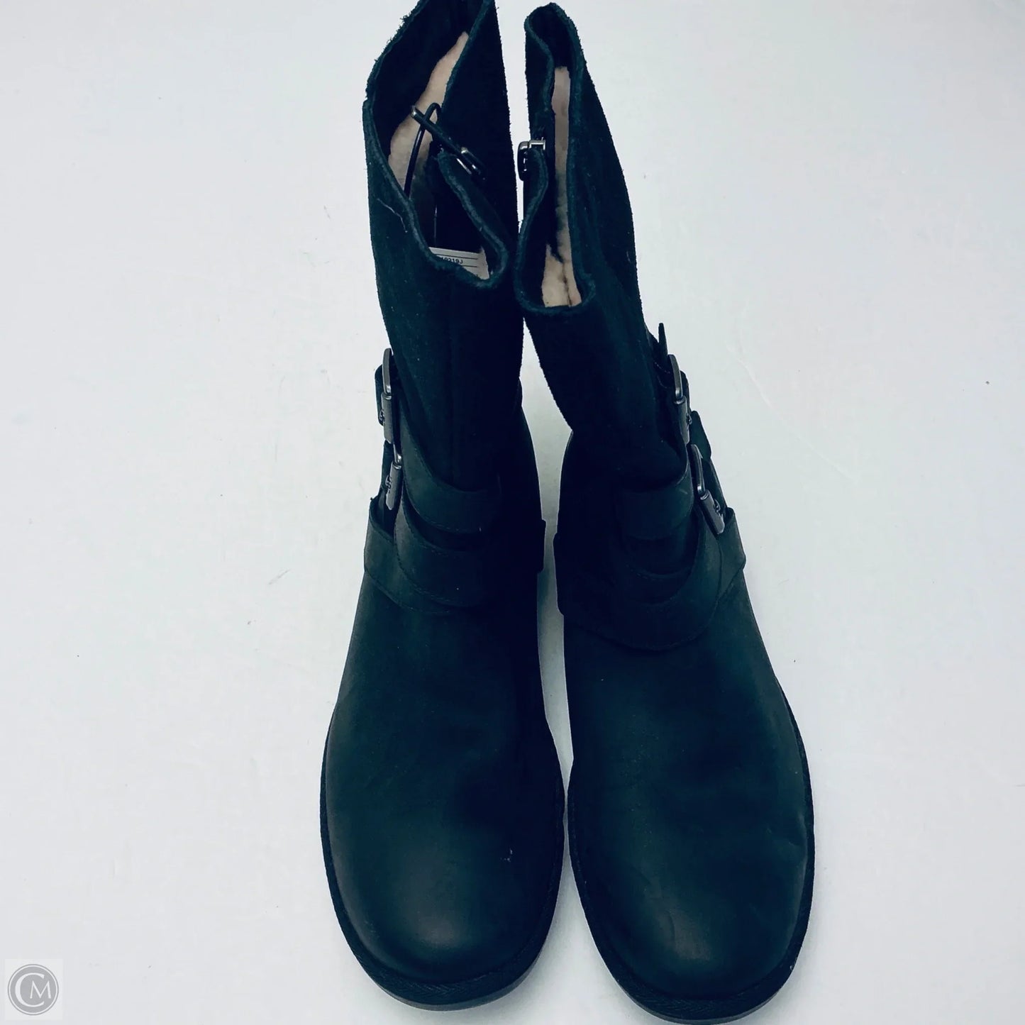 Boots Designer By Ugg In Black, Size: 7