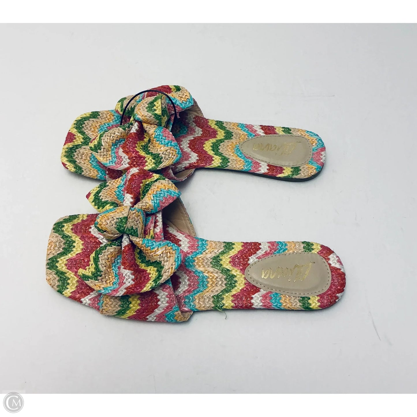Sandals Flats By Liliana In Multi-colored, Size: 11