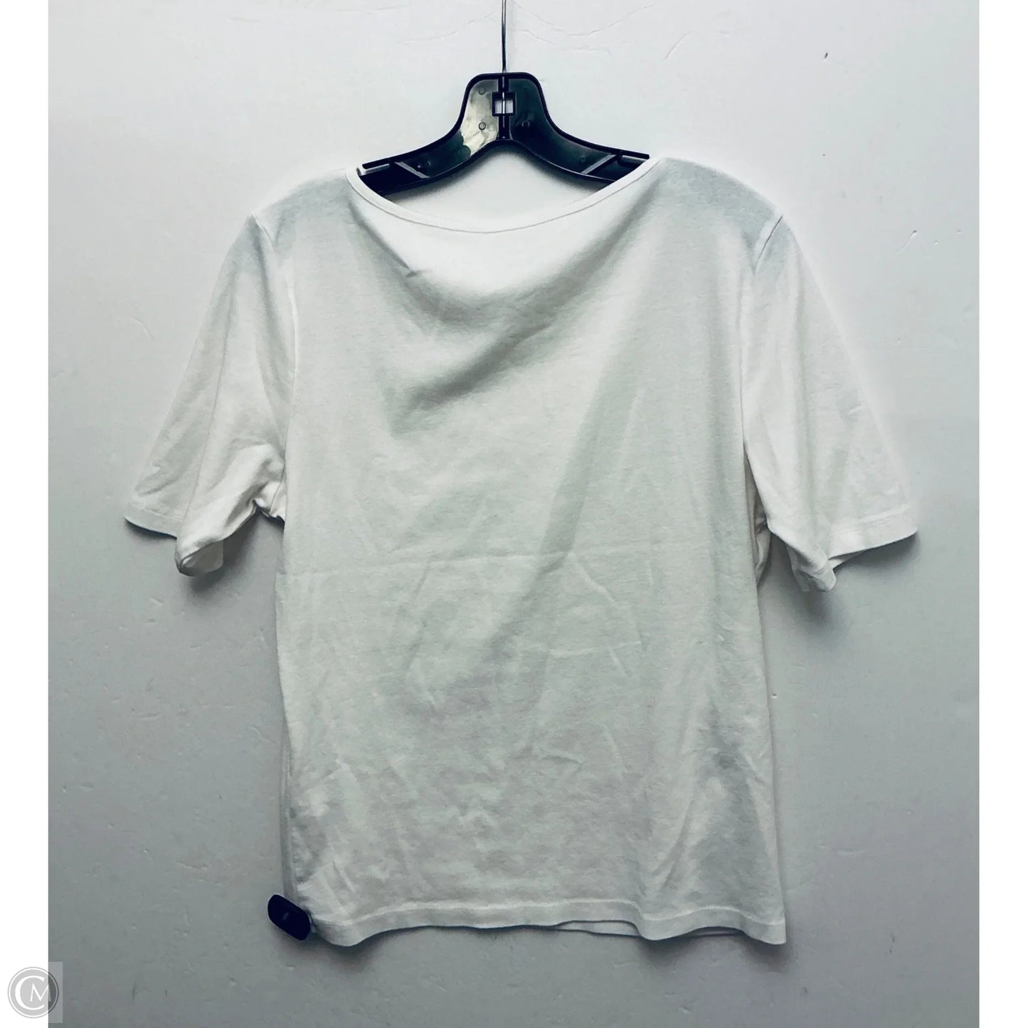 Top Short Sleeve By Tommy Hilfiger In White, Size: Xl