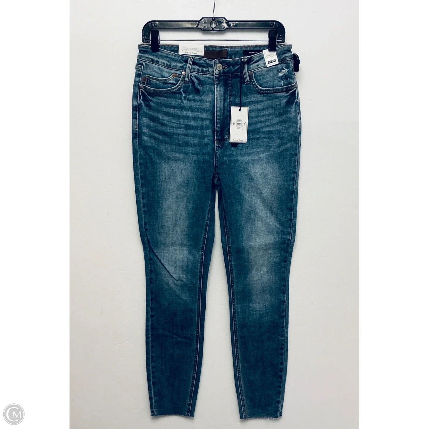 Jeans Skinny By Judy Blue In Blue Denim, Size: 10