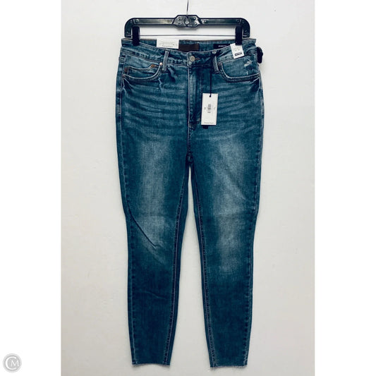 Jeans Skinny By Judy Blue In Blue Denim, Size: 10