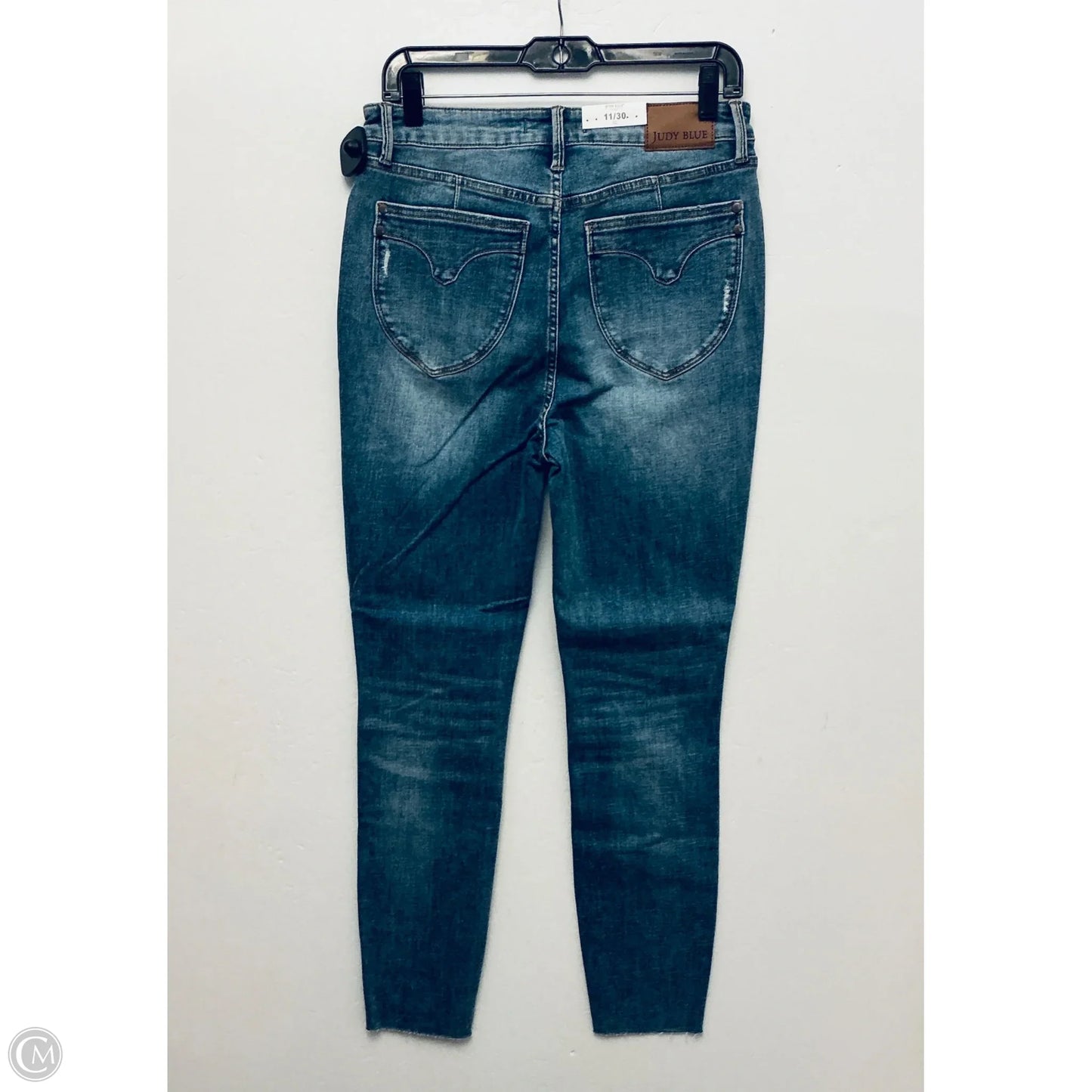 Jeans Skinny By Judy Blue In Blue Denim, Size: 10