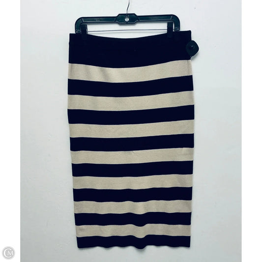 Skirt Midi By White Birch In Striped Pattern, Size: 1x