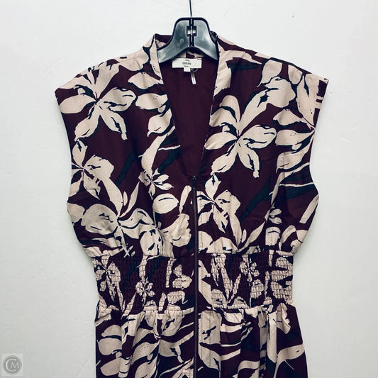 Dress Casual Midi By Entro In Maroon, Size: L