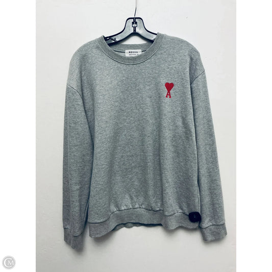 Sweatshirt Crewneck By Clothes Mentor In Grey, Size: Xl